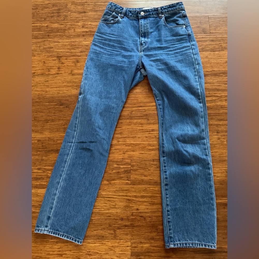 ROLLA'S High Rise Straight Blue Jeans